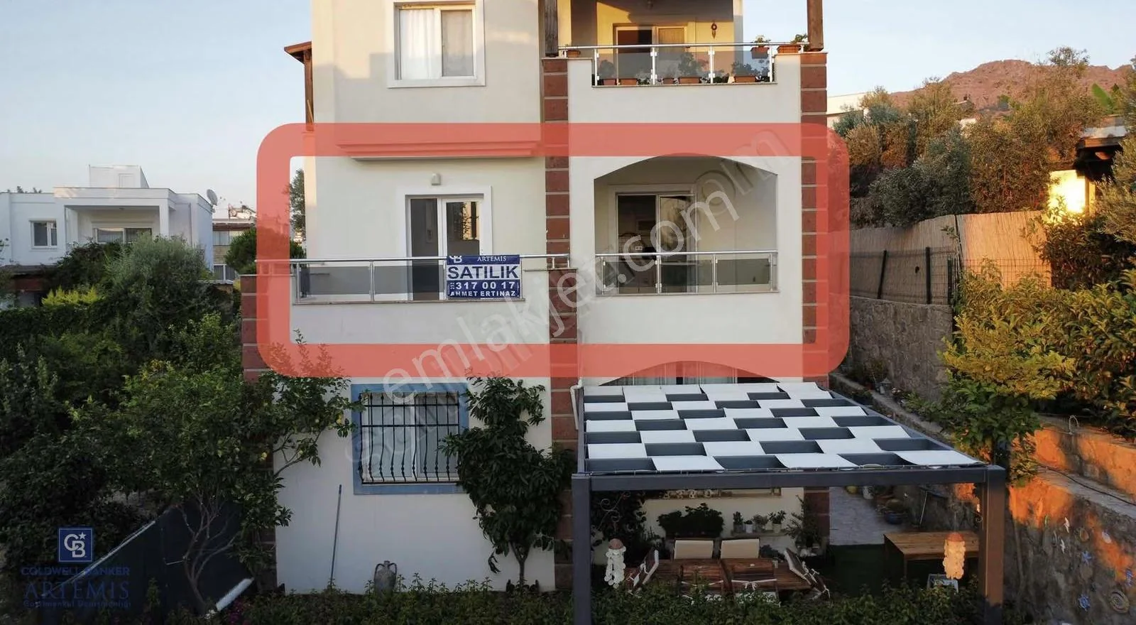 Bodrum Turgutreis 3+1 Ortakat mit Meerblick und Gartennutzung, photo 2