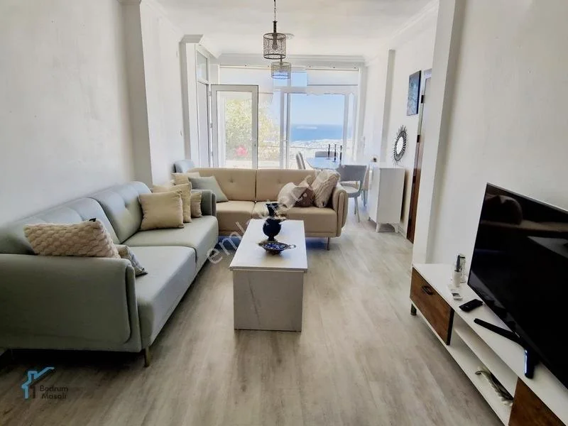 2+1 Garden Floor with Magnificent Sea View in Bodrum Turgutreist, photo 2