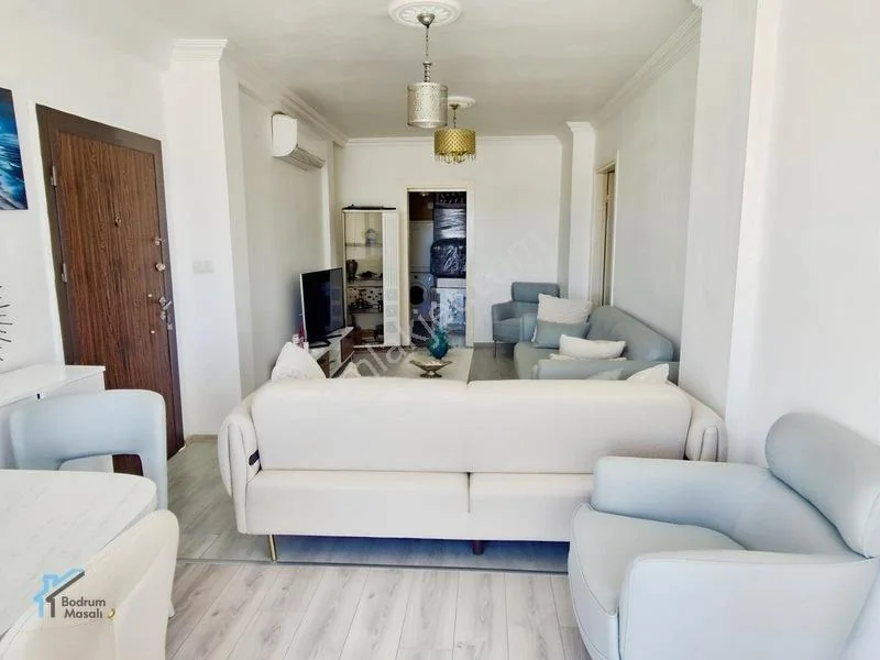 2+1 Garden Floor with Magnificent Sea View in Bodrum Turgutreist, photo 3