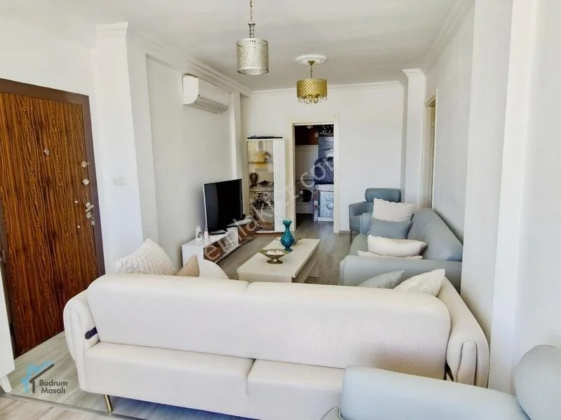 2+1 Garden Floor with Magnificent Sea View in Bodrum Turgutreist, photo 4