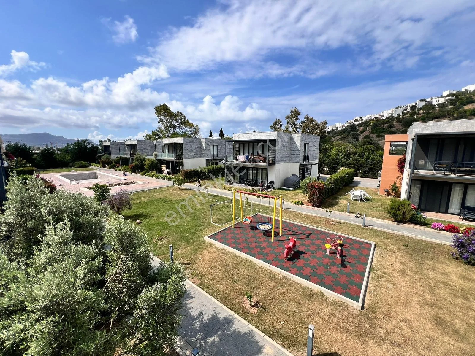 Gümüşlük, in Kadıkalesi, 2+1, Obergeschoss, im Komplex, flach, photo 1