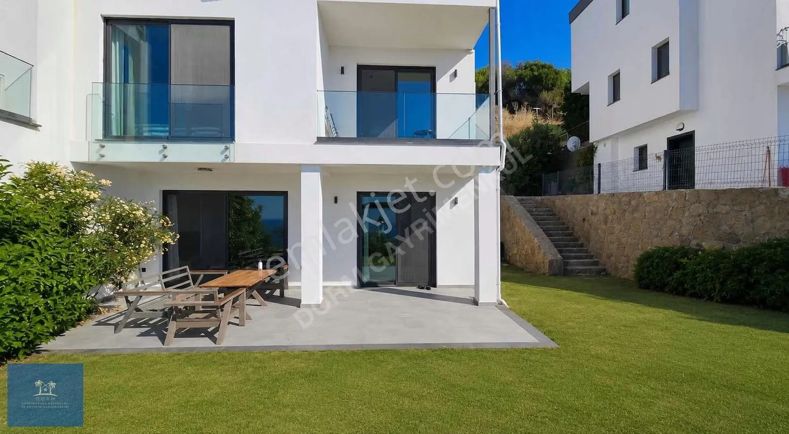 2+1 Garten-Maisonette zum Verkauf in Bodrum Yalıkavak, direkt am Meer, photo 3
