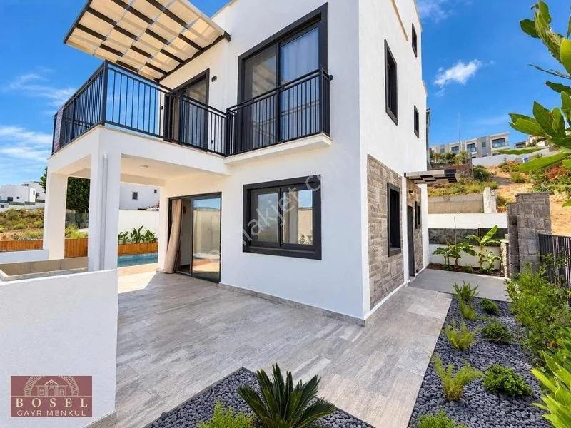 3+1 Detached Villa with Sea View for Sale in Bodrum Bağla, photo 1