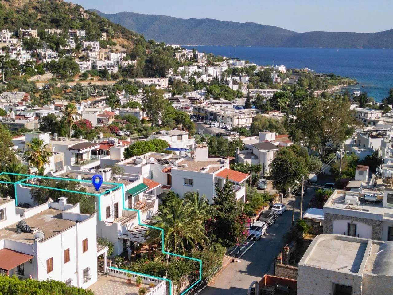 Doppelhaushälfte mit Meerblick und Kamin in Bodrum Kumbahçe, photo 2