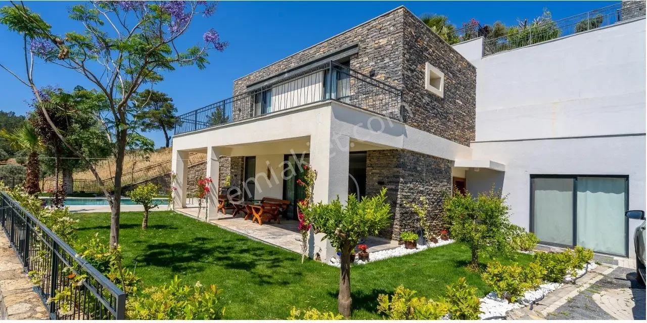 4+1 Luxury Villa with Pool for Sale in Bodrum Yalıçiftlik Vadi Site, photo 5