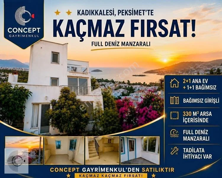 Villa For Sale in Kadıkalesi Peksimet, photo 1