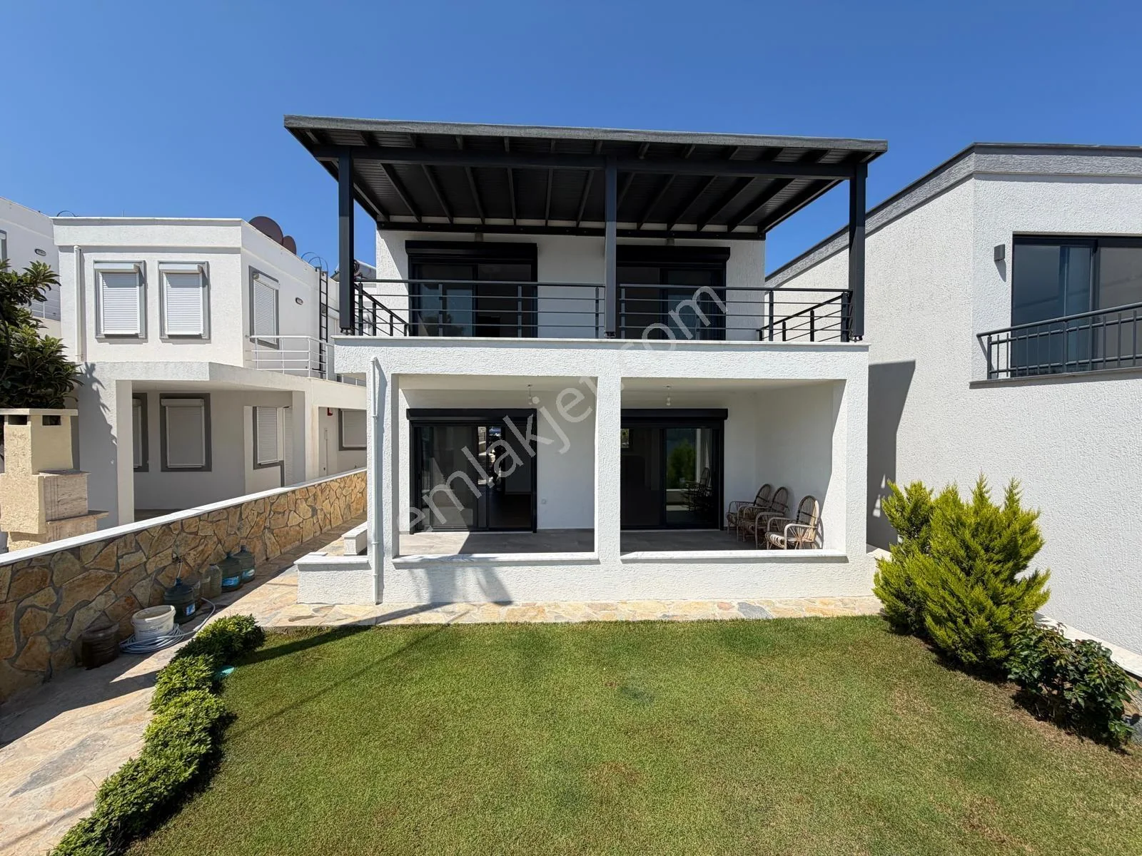3+1 freistehende Villa mit Meerblick in Bodrum Gümüşlük Koyunbaba, photo 1