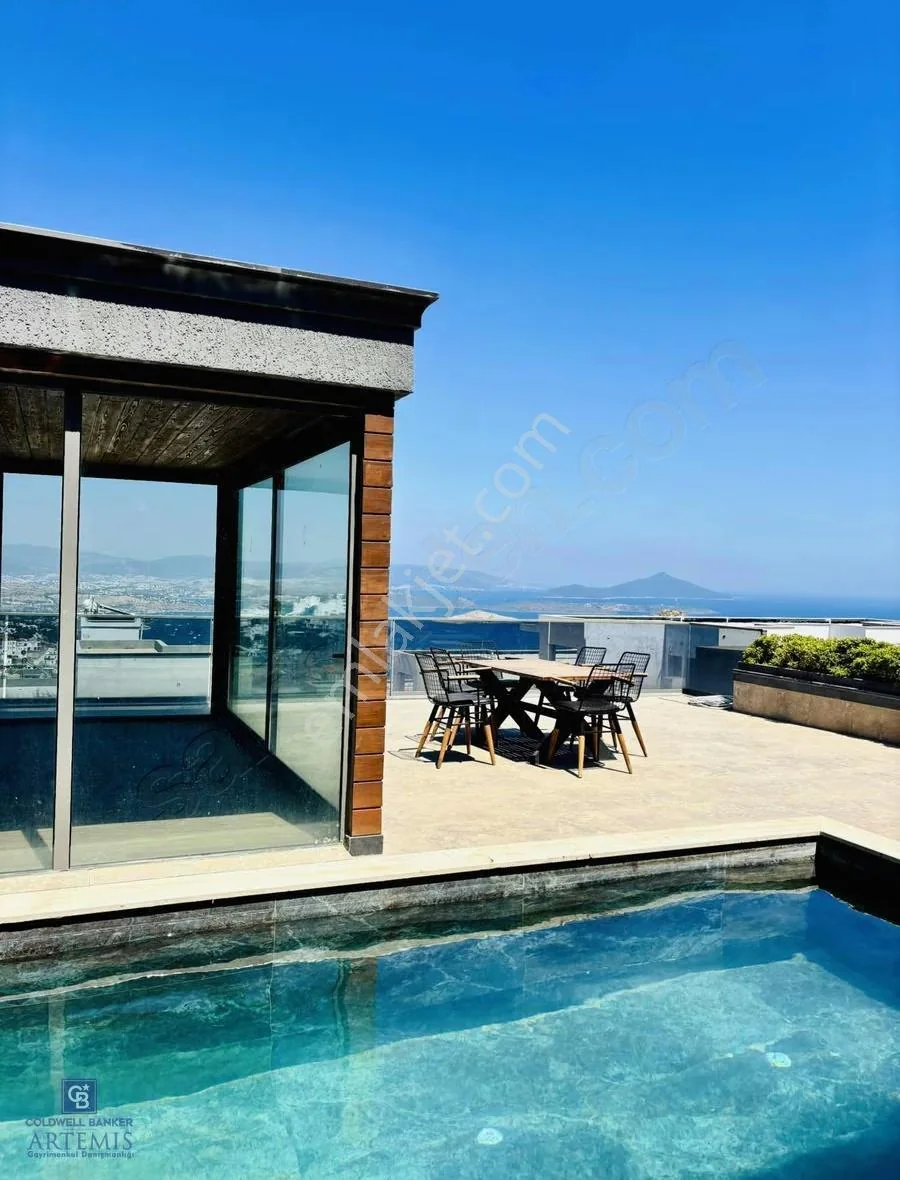 Villa mit Meerblick, Gästehaus und Wintergarten in Bodrum Bağla, photo 1
