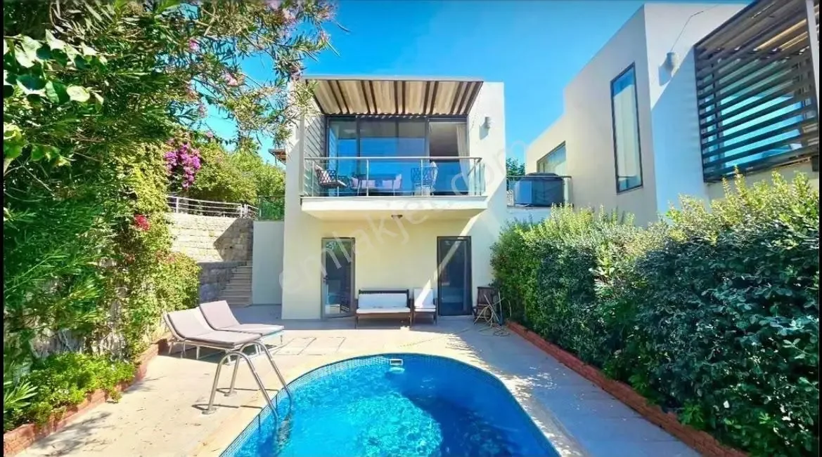 3+1 Detached Villa with Pool in Bodrum Yalıkavak Geriş, photo 1