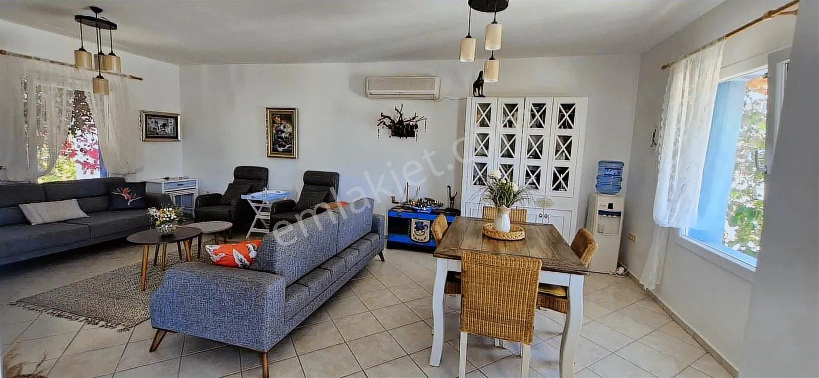 3+1 Villa mit Garten, Terrasse, Meerblick, zum Verkauf in Gümüşlük, photo 5