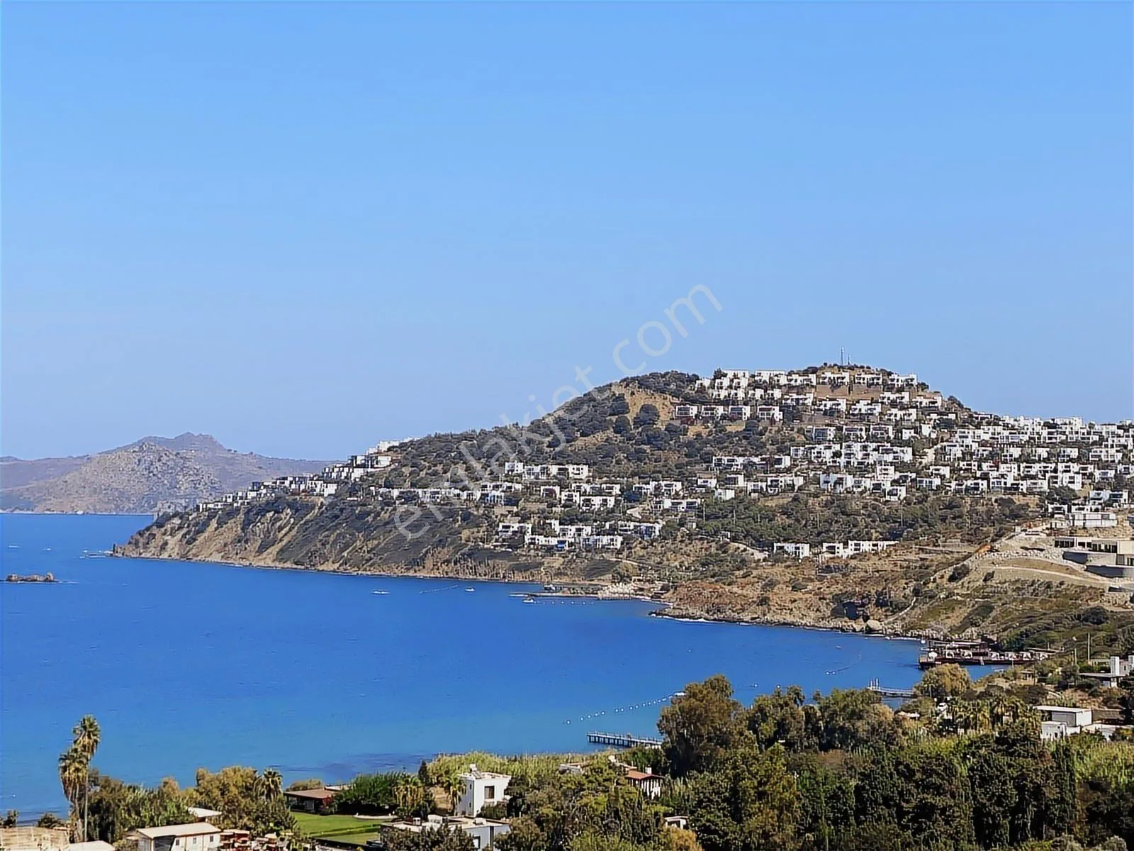 3+1 Villa mit Garten, Terrasse, Meerblick, zum Verkauf in Gümüşlük, photo 1