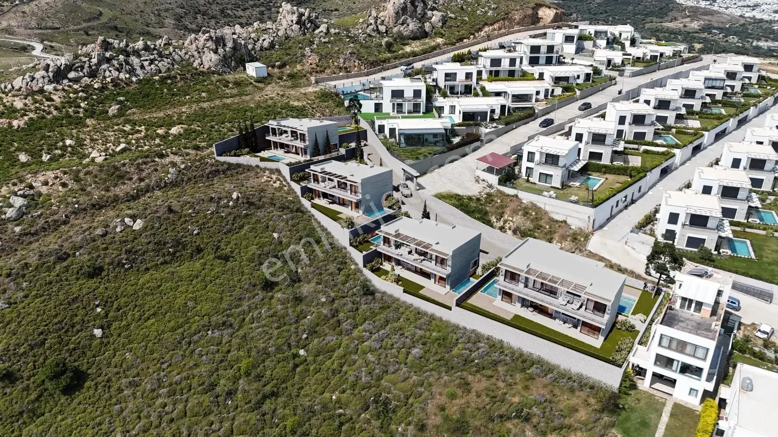 3+1 Flat Flats with Private Pool and Full Sea View in Yahşi!, photo 5