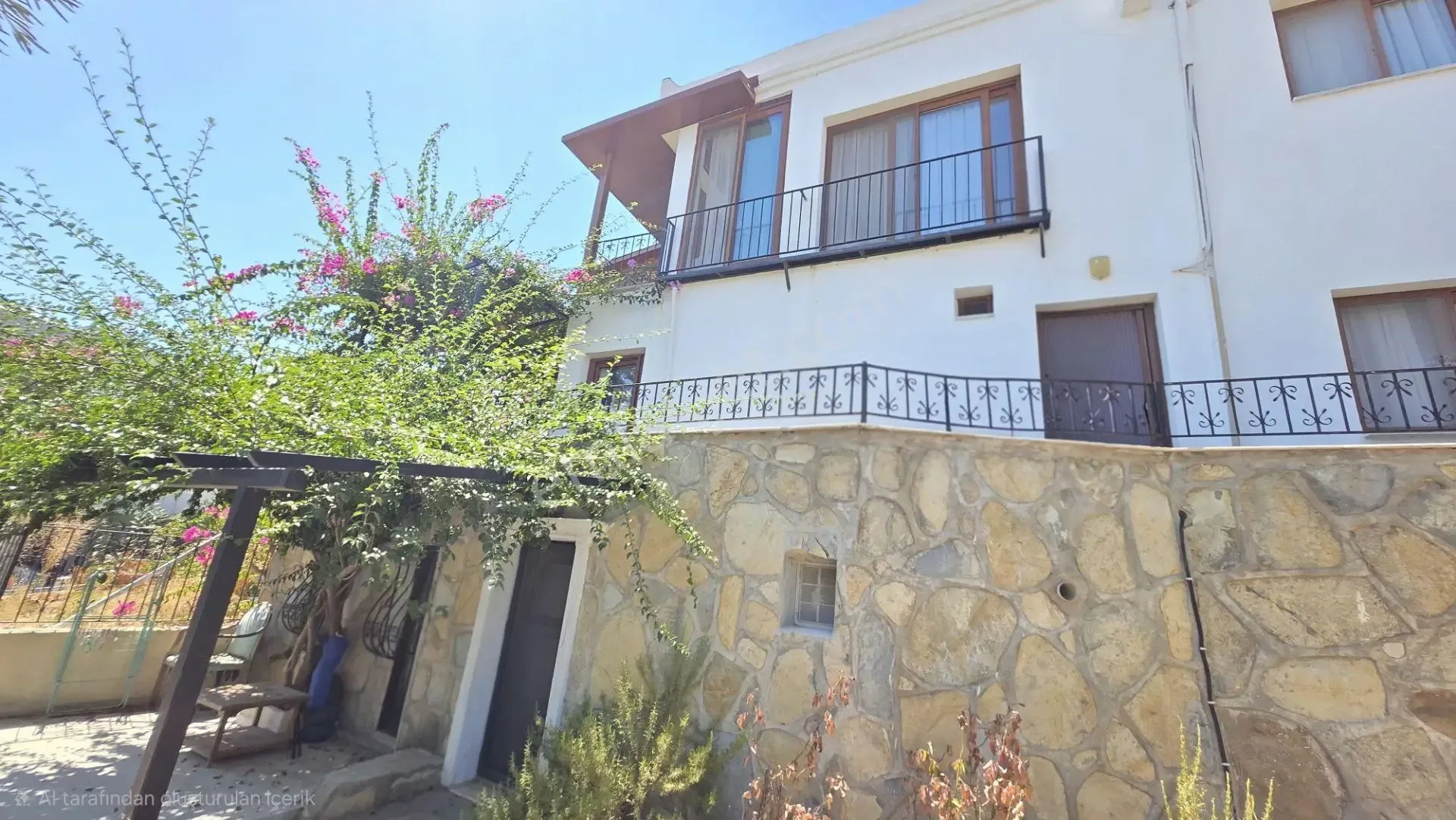 3+1 Fully Furnished Semi-Detached Villa with Sea View in Bodrum Asarlık, photo 1