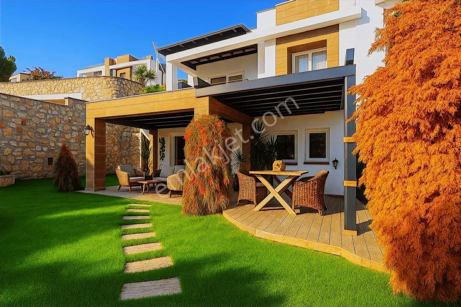 3+1 Villa for Sale in a Well-Keeped Site in Bodrum Konacık, photo 1