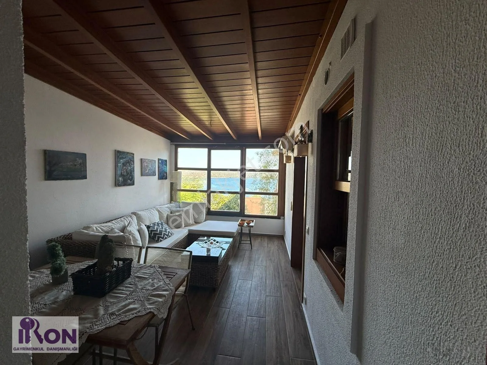 In the Most Beautiful Location of Aktur: Sea View, Duplex, 4+1 Luxury Villa and Site Private Beach!, photo 5
