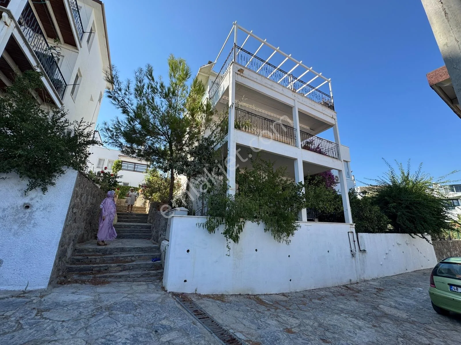Triplex-Villa mit Pool und Meerblick zum Verkauf in Bodrum Bitez, photo 1