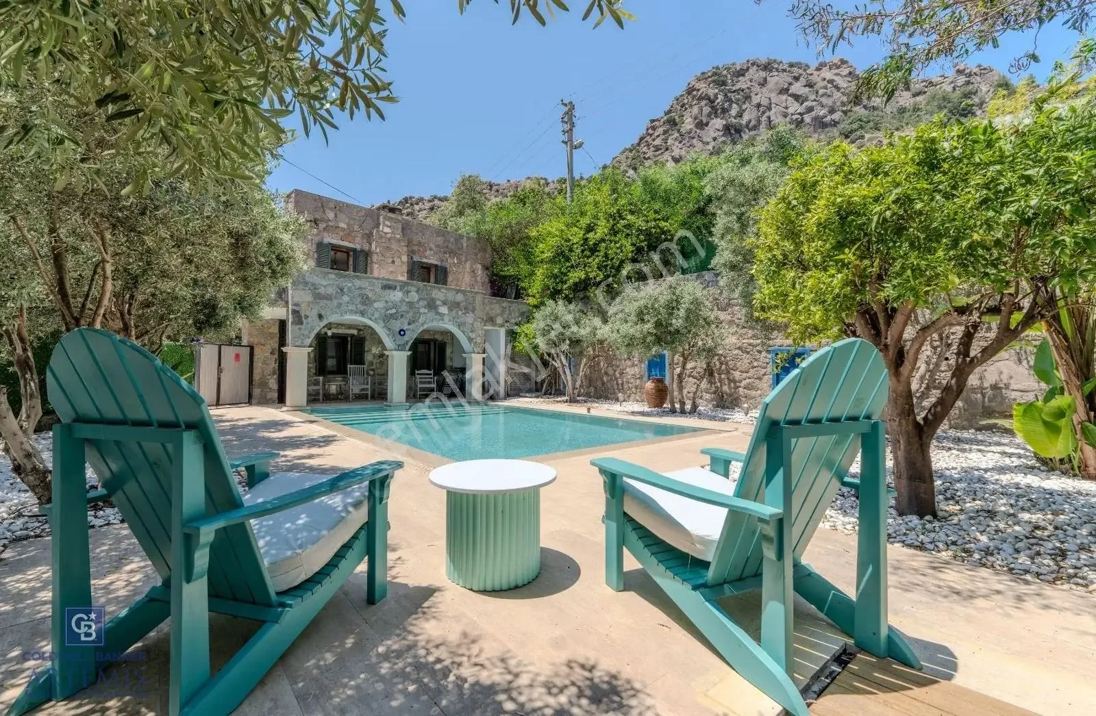 2+1 Duplex-Steinhaus mit Pool zum Verkauf in Bodrum Türkbükü, photo 1