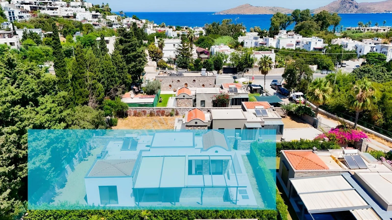 Bodrum Yalıkavak 290 Mt. Freistehende 5+2-Villa mit privatem Pool zum Meer, photo 4
