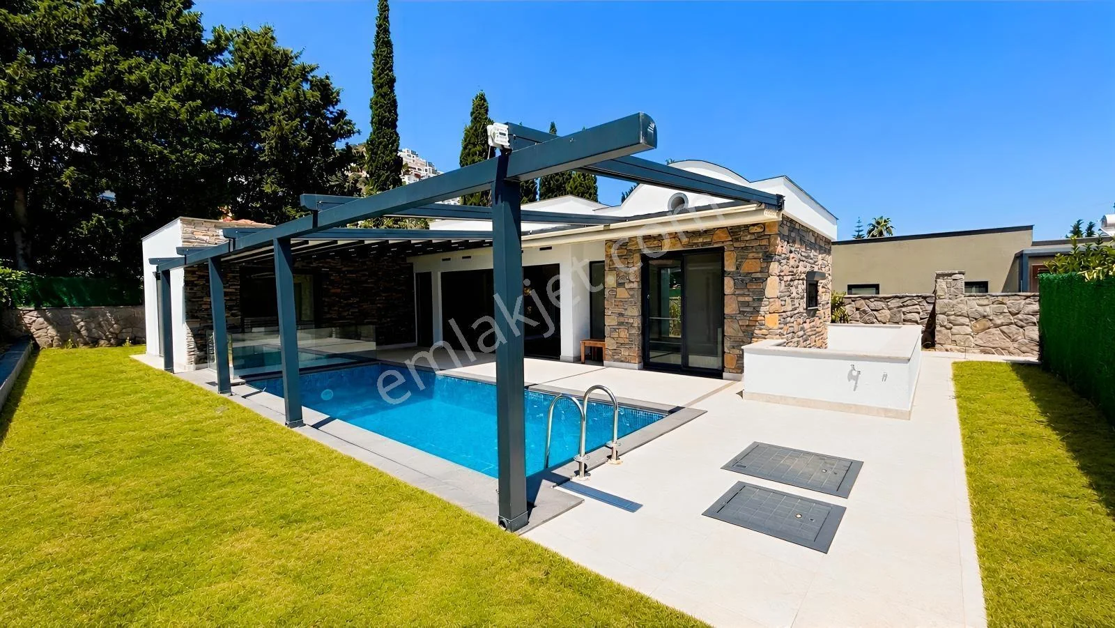 Bodrum Yalıkavak 290 Mt. Freistehende 5+2-Villa mit privatem Pool zum Meer, photo 1