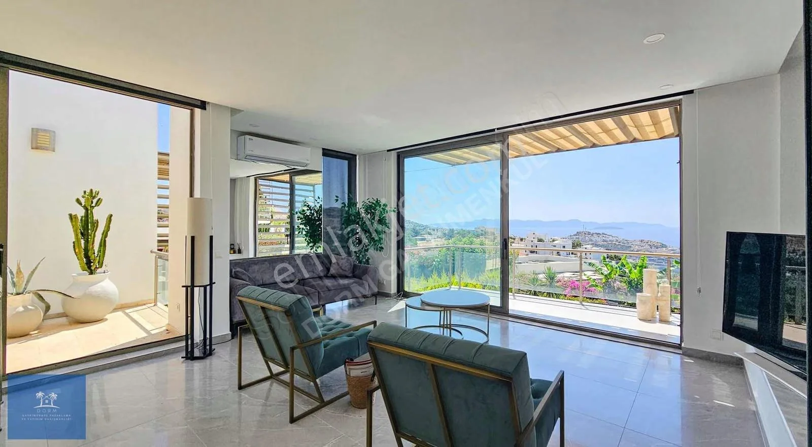 3+1 Villa mit privatem Pool und Meerblick zum Verkauf in Bodrum Yalıkavak, photo 4