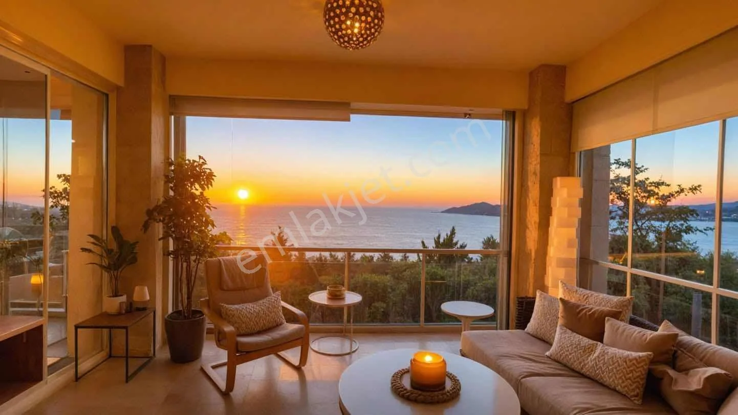 Close to Yalıkavak Marina with Panoramic Sea and Sunset View, photo 1